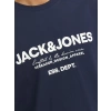 Jack&jones 12247782 0 Yaka Erkek Tshirt - Lacivert