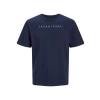 Jack&jones 12247985 0 Yaka Erkek Tshirt - Lacivert