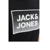 Jack&jones 12249331 0 Yaka Erkek Tshirt - Siyah