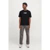 Jack&jones 12268415 0 Yaka Erkek Tshirt - Siyah