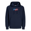 Jack&jones 12268422 Kapsonlu Erkek Sweat - Lacivert