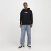 Jack&jones 12268422 Kapsonlu Erkek Sweat - Siyah