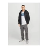 Jack&jones 12268477 0 Yaka Erkek Tshirt - Beyaz