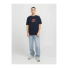 Jack&jones 12268477 0 Yaka Erkek Tshirt - Lacivert
