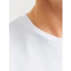 Jack&jones 12269335 0 Yaka Erkek Tshirt - Beyaz