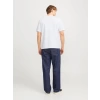 Jack&jones 12269335 0 Yaka Erkek Tshirt - Beyaz