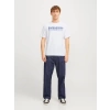 Jack&jones 12269335 0 Yaka Erkek Tshirt - Beyaz
