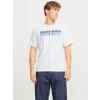Jack&jones 12269335 0 Yaka Erkek Tshirt - Beyaz