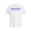 Jack&jones 12269335 0 Yaka Erkek Tshirt - Beyaz