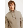 Jack&jones 12271193 Kapsonlu Erkek Sweat - Toprak
