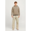 Jack&jones 12271193 Kapsonlu Erkek Sweat - Toprak