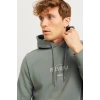 Jack&jones 12271193 Kapsonlu Erkek Sweat - Yesil