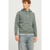 Jack&jones 12271193 Kapsonlu Erkek Sweat - Yesil