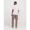 Jack&jones 12273120 0 Yaka Erkek Tshirt - Beyaz