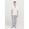 Jack&jones 12273127 Yakali Erkek Tshirt - Beyaz