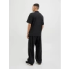 Jack&jones 12273127 Yakali Erkek Tshirt - Siyah