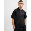 Jack&jones 12273127 Yakali Erkek Tshirt - Siyah