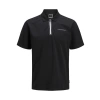 Jack&jones 12273127 Yakali Erkek Tshirt - Siyah