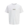 Jack&jones 12273182 0 Yaka Erkek Tshirt - Beyaz