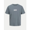 Jack&jones 12273182 0 Yaka Erkek Tshirt - Fume