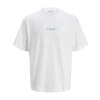 Jack&jones 12273211 0 Yaka Erkek Tshirt - Ekru