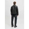 Jack&jones 12278839 Erkek Deri Mont - Siyah