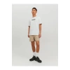 Jack6jones 12229776 0 Yaka Erkek Tshirt - Beyaz