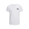 Jack&jones 12151955 0 Yaka Erkek Tshirt - Beyaz