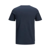Jack&jones 12156101 0 Yaka Erkek Basic Tshirt - Lacivert