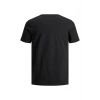 Jack&jones 12156101 0 Yaka Erkek Basic Tshirt - Siyah