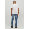 Jack&jones 12156102 V Yaka Erkek Tshirt - Beyaz