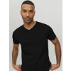 Jack&jones 12156102 V Yaka Erkek Tshirt - Siyah