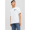 Jack&jones 12233999 Erkek Tshirt - Beyaz