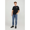 Jack&jones 12233999 Erkek Tshirt - Siyah