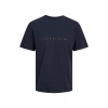 Jack&jones 12234746 0 Yaka Erkek Tshirt - Lacivert