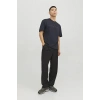 Jack&jones 12234746 0 Yaka Erkek Tshirt - Lacivert