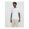 Jack&jones 12254412 0 Yaka Erkek Tshirt - Ekru