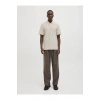 Jack&Jones 12268130 Yakali Erkek Tshirt - Bej