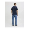 Jack&Jones 12270150 Yakali Erkek Tshirt - Lacivert