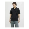 Jack&Jones 12270150 Yakali Erkek Tshirt - Siyah