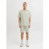 JACK&JONES 12274413 ERKEK SORT - YESIL CIZGILI