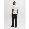 Jack&jones 12282892 0 Yaka Erkek Tshirt - Beyaz