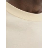 Jack&jones 12282892 0 Yaka Erkek Tshirt - Krem