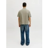 Jack&jones 12287988 Yakali Fitilli Erkek Tshirt - Haki