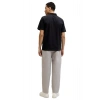 Jack&Jones 12288118 Yakali Erkek Tshirt - Siyah