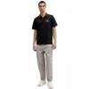 Jack&Jones 12288118 Yakali Erkek Tshirt - Siyah