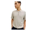 Jack&Jones 12288260 Yakali Erkek Tshirt - Bej