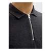 Jack&Jones 12288260 Yakali Erkek Tshirt - Siyah