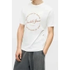 Jack&jones 12288377 0 Yaka Erkek Tshirt - Beyaz