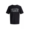 Jack&Jones 12288536 0 Yaka Erkek Tshirt - Siyah